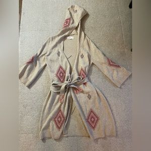 Anthropologie hooded cardigan